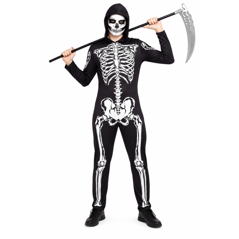 Disfraz Esqueleto De La Muerte Talla M