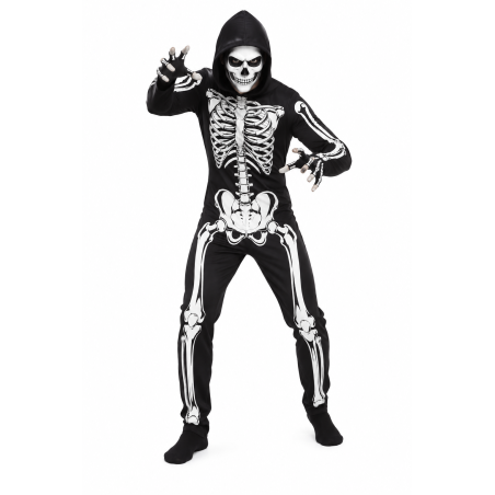 Disfraz Esqueleto De La Muerte Talla M