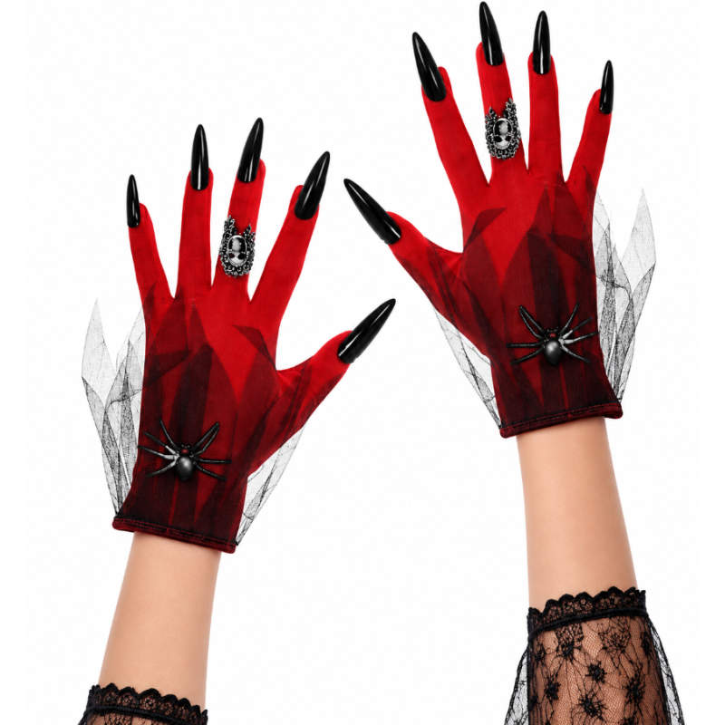 Guantes de Demonio con Encaje