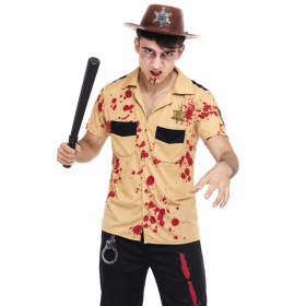 Disfraz Sheriff Zombie Talla M De Partilandia