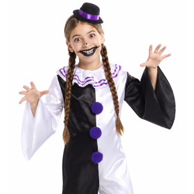 Disfraz Payasa Lila Terrifier Talla 10-12 Años