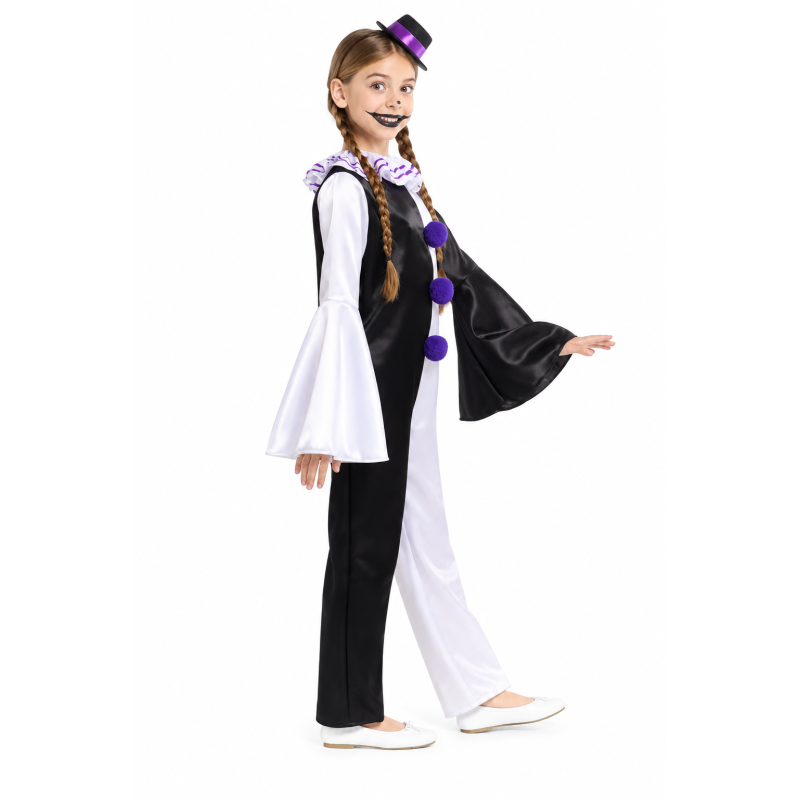 Disfraz Payasa Lila Terrifier Talla 7-9 Años