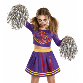 Disfraz Animadora Zombie Talla 7-9 Años