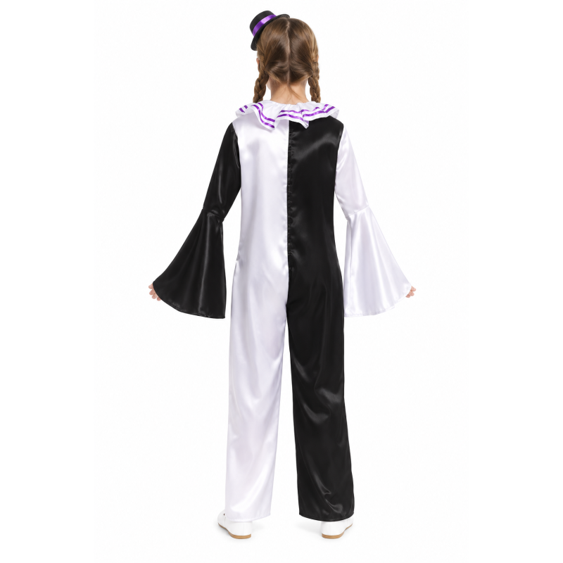 Disfraz Payasa Lila Terrifier Talla 7-9 Años
