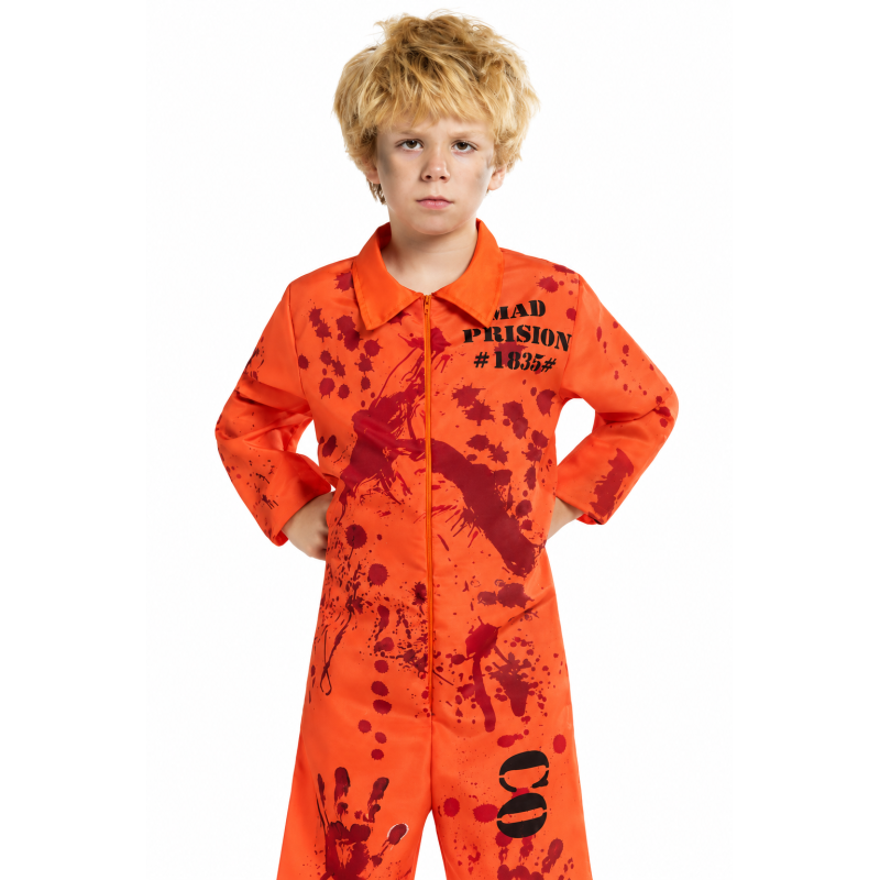 Disfraz Preso Sangriento Talla 7-9 Años