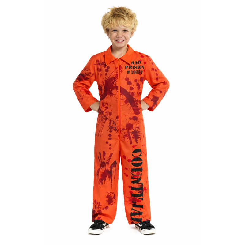 Disfraz Preso Sangriento Talla 7-9 Años