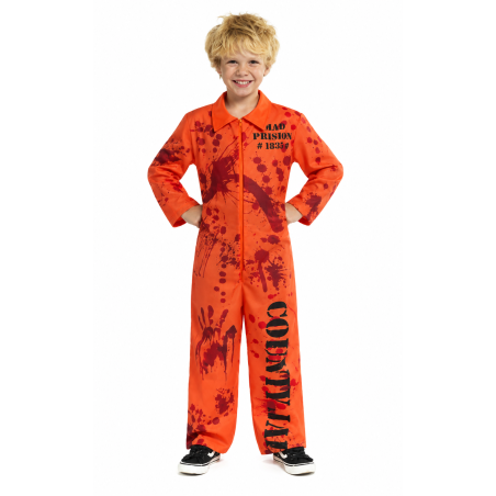Disfraz Preso Sangriento Talla 7-9 Años