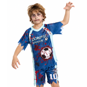 Disfraz Jugador De Fútbol Zombie Talla 7-9 Años