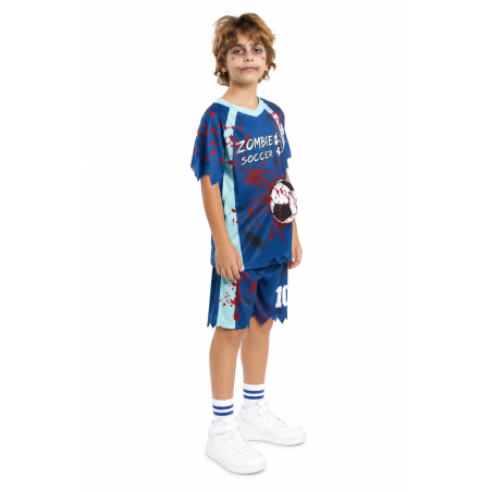 Disfraz Jugador De Fútbol Zombie Talla 5-6 Años