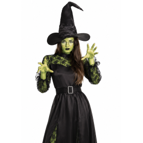 Disfraz Bruja Verde Elphaba Wicked Talla S