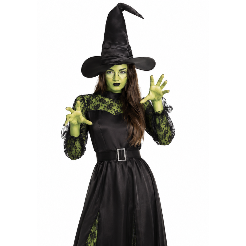 Disfraz Bruja Verde Elphaba Wicked Talla S