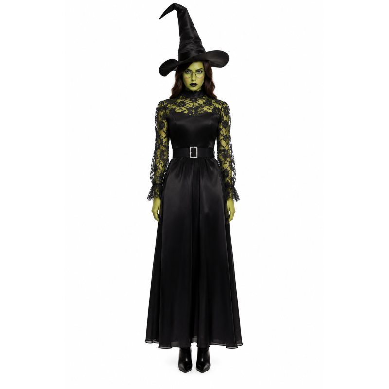 Disfraz Bruja Verde Elphaba Wicked Talla L