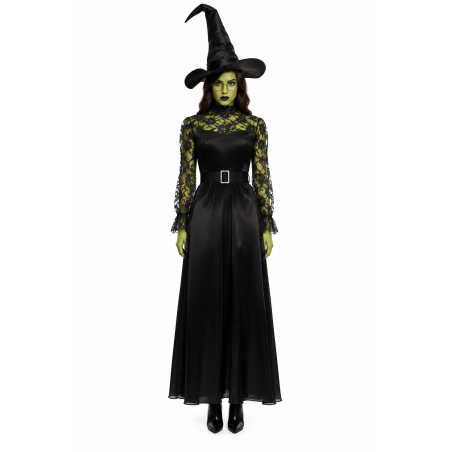 Disfraz Bruja Verde Elphaba Wicked Talla S