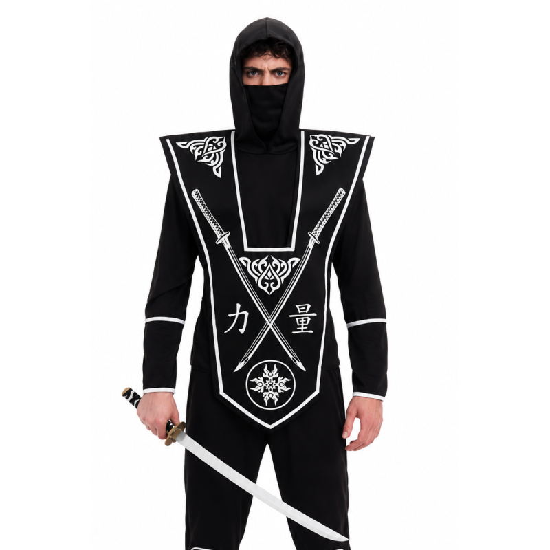 Disfraz Ninja Guerrero De Las Sombras Talla L De Partilandia