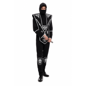 Disfraz Ninja Guerrero De Las Sombras Talla L De Partilandia 2