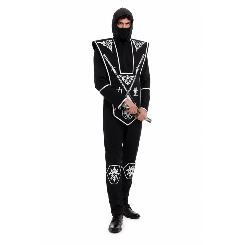 Disfraz Ninja Guerrero De Las Sombras Talla S