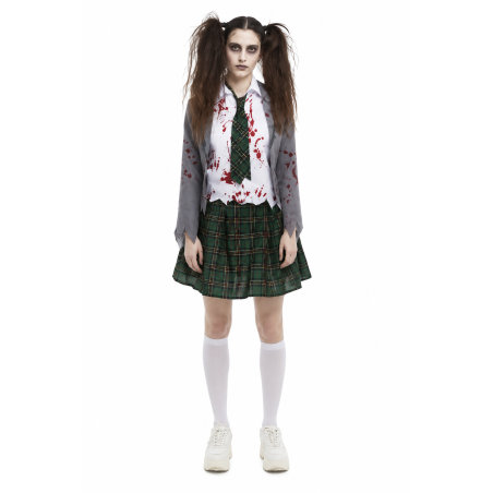 Disfraz Colegiala Zombie Talla M
