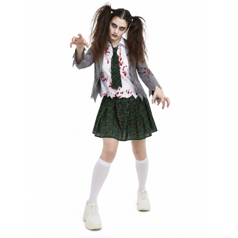 Disfraz Colegiala Zombie Talla S