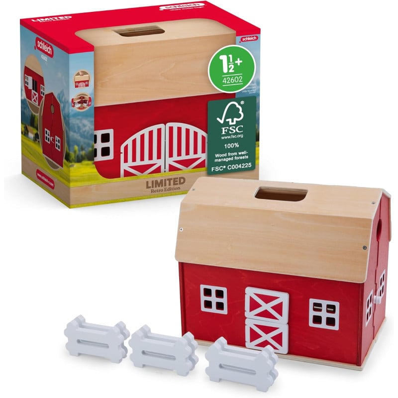 Schleich Retro Farm World Granja Grande de Madera