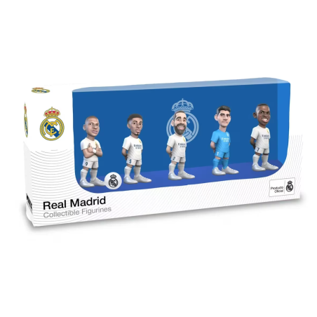 Blíster 5 Figuras Mini Real Madrid 7 Cm