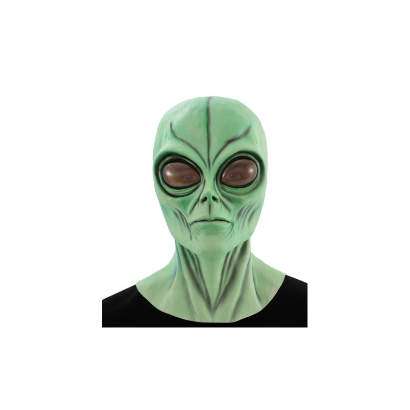 Máscara de Látex Alienígena Verde