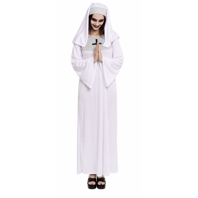 Disfraz Monja Blanca Talla XL