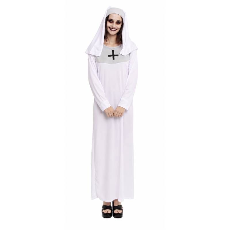 Disfraz Monja Blanca Talla XL