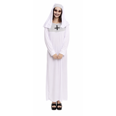 Disfraz Monja Blanca Talla XL