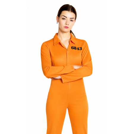 Disfraz Presidiaria Mono Naranja Talla XL De Partilandia