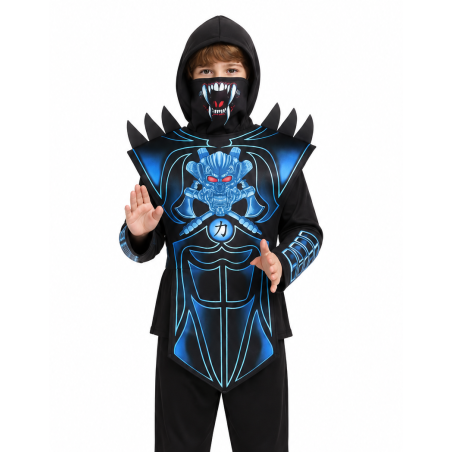 Disfraz Ninja Demonio Talla 3-4 Años De Partilandia