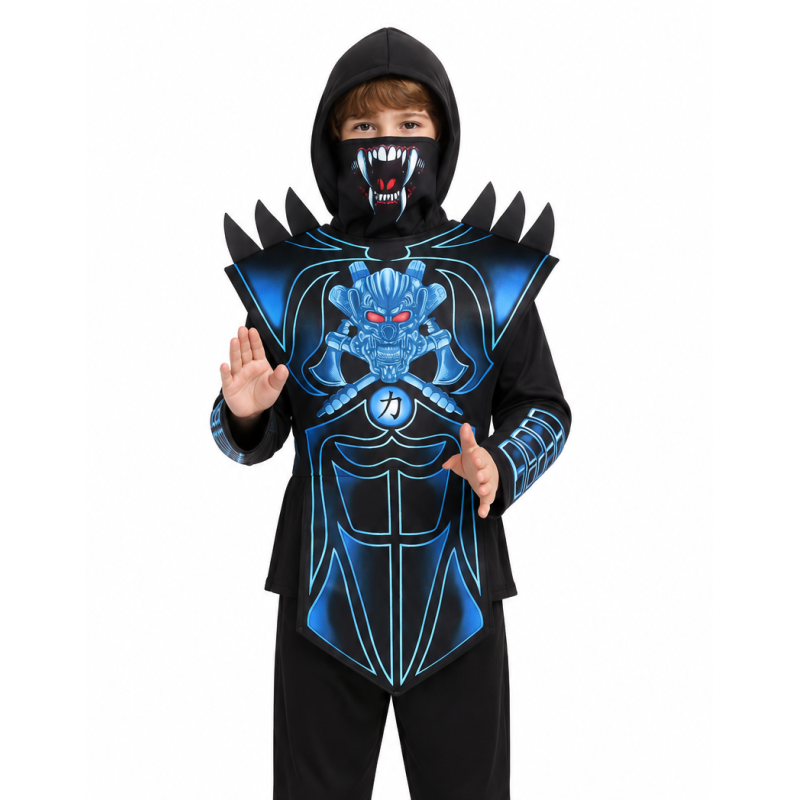 Disfraz Ninja Demonio Talla 13-15 Años De Partilandia