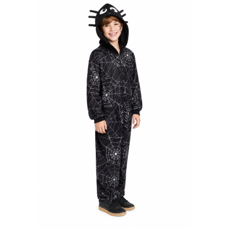 Disfraz De Araña Con Telarañas Talla 7-9 Años