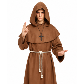 Disfraz Monje Medieval Talla XL De Partilandia