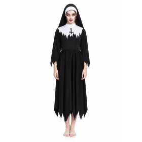 Disfraz Monja Del Convento Zombie Talla M De Partilandia 2