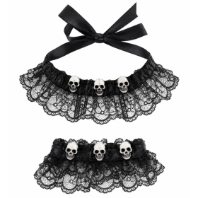 Set Choker y Brazalete Catrina 2 Piezas