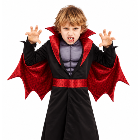 Disfraz Héroe Vampiro Talla 7-9 Años De Partilandia