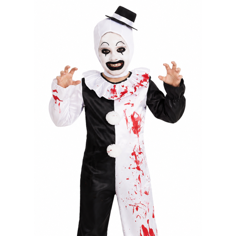 Disfraz Payaso Terrifier Talla 7-9 Años De Partilandia