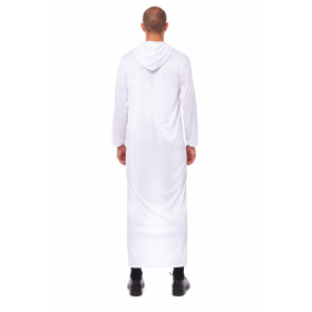 Túnica Blanca Con Capucha Talla S De Partilandia 2