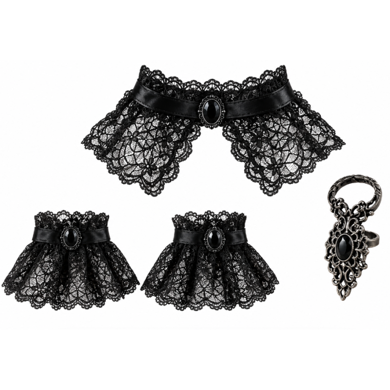 Set Gótico Vampiresa 4 Piezas