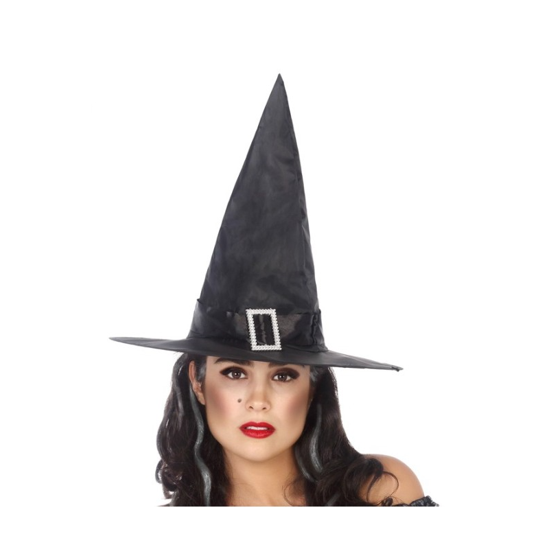 SOMBRERO DE BRUJA NEGRO