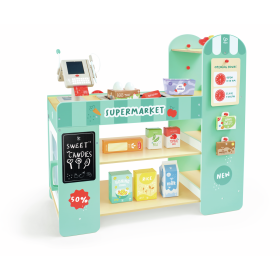 supermercado de madera de marca hape