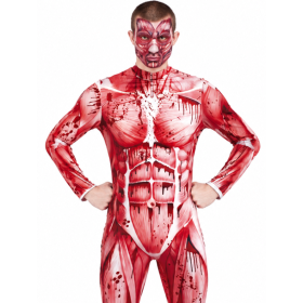 Disfraz Cuerpo Humano Desollado Talla M De Partilandia