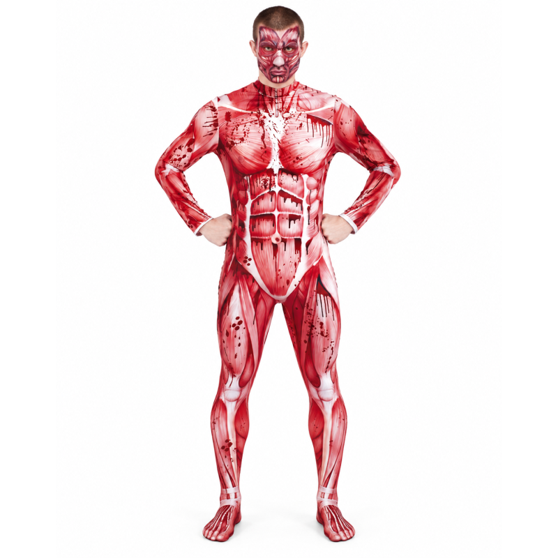 Disfraz Cuerpo Humano Desollado Talla M