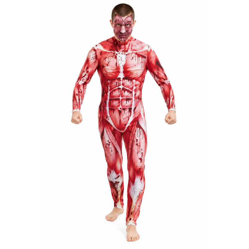 Disfraz Cuerpo Humano Desollado Talla M