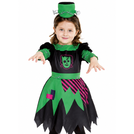 Disfraz Frankenstein Verde Talla 3-4 Años De Partilandia