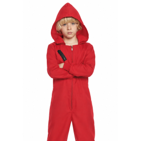 Mono Atracador Rojo Talla 7-9 Años