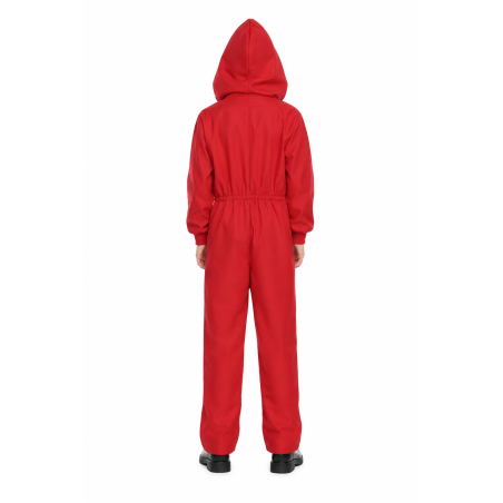 Mono Atracador Rojo Talla 10-12 Años