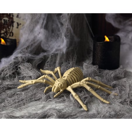 Araña Blanca Decoración 24X12 cm