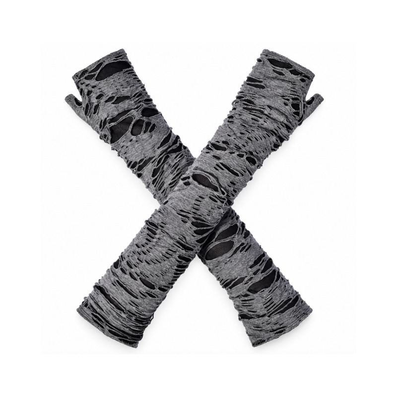 Guantes Zombie Grises Adulto 2 Piezas