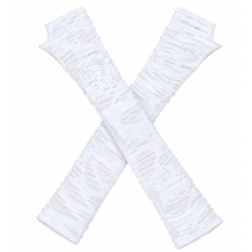 Guantes de Momia Blancos Adulto 2 Piezas